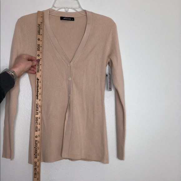 Olivaceous ribbed cardi Cardigan cream - Picture 12 of 16